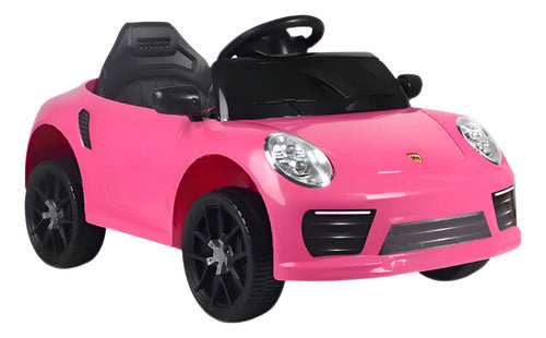 Carrinho Elétrico Infantil Rosa Com Segurança Extra