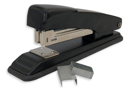 Grampeador De Aço 13cm Até 20 Folhas