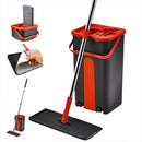 Mop Lava E Seca Powermaid 5l Microfibra Preto/vermelho