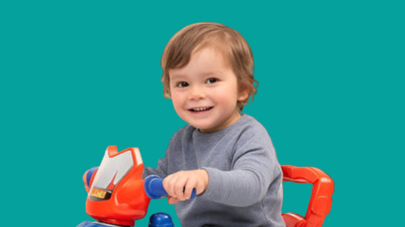 Triciclo Infantil Maral Trail Vermelho/azul Com Pedal