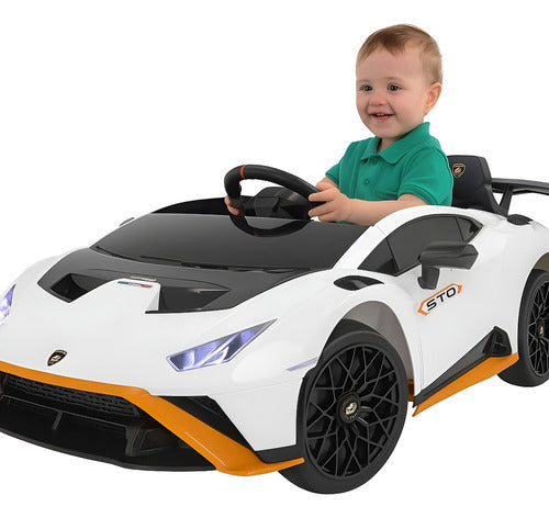Mini Carro Elétrico Infantil Lamborghini 12v Controle Remoto