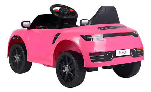 Carrinho Elétrico Infantil Rosa Com Segurança Extra