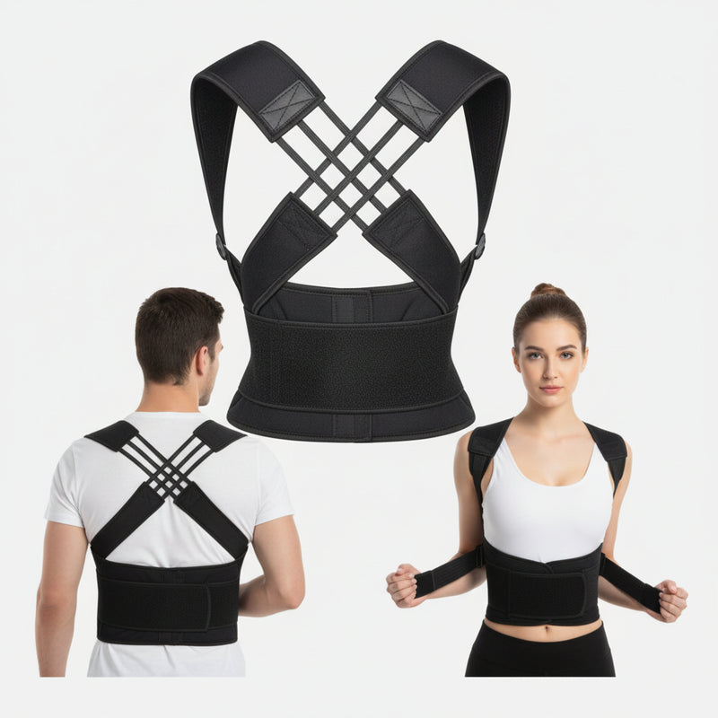 Cinta Ortopédica Postura e Suporte Lombar — Unissex